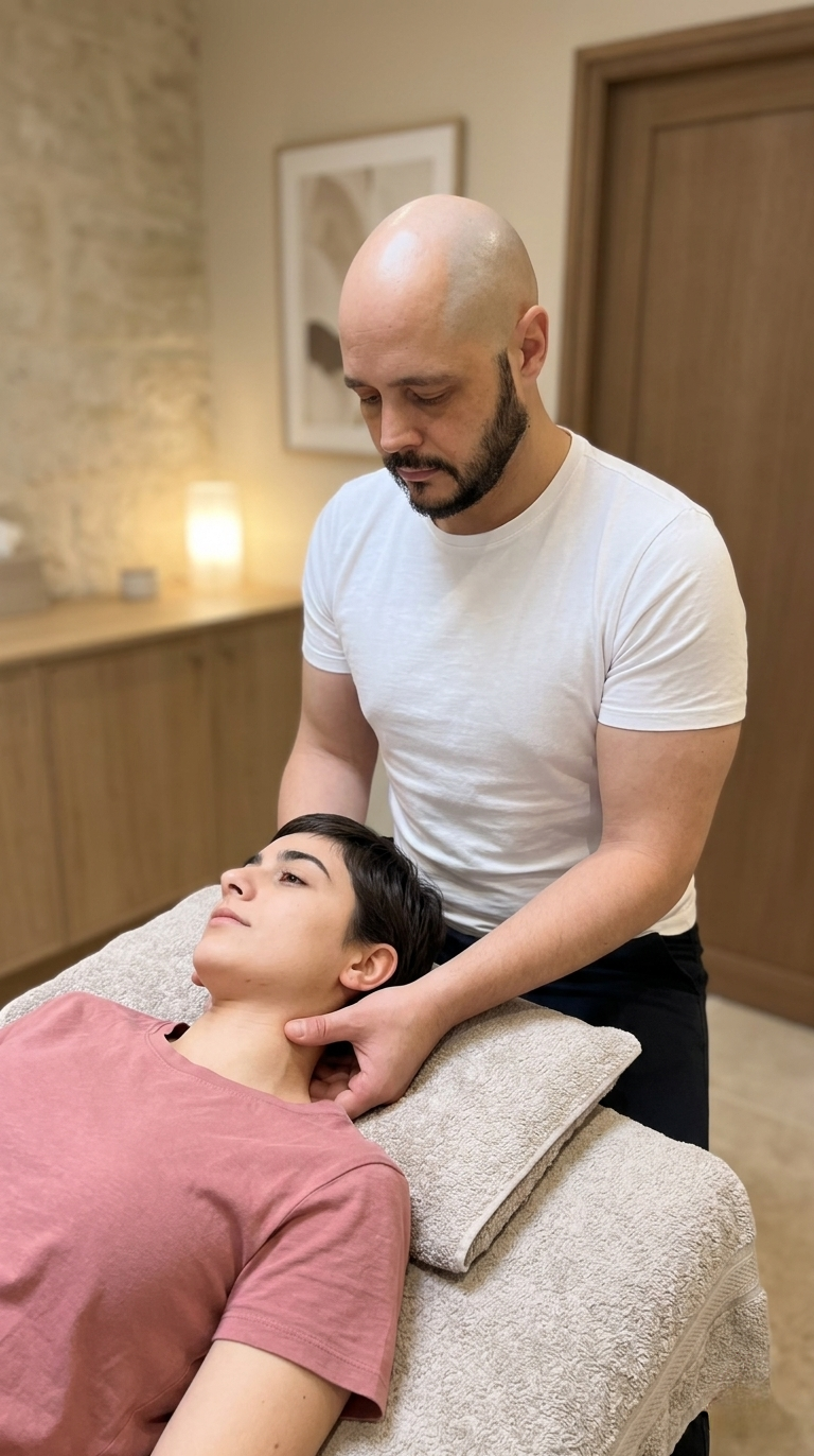 Nathanaël Dandrau, Ostéothérapeute